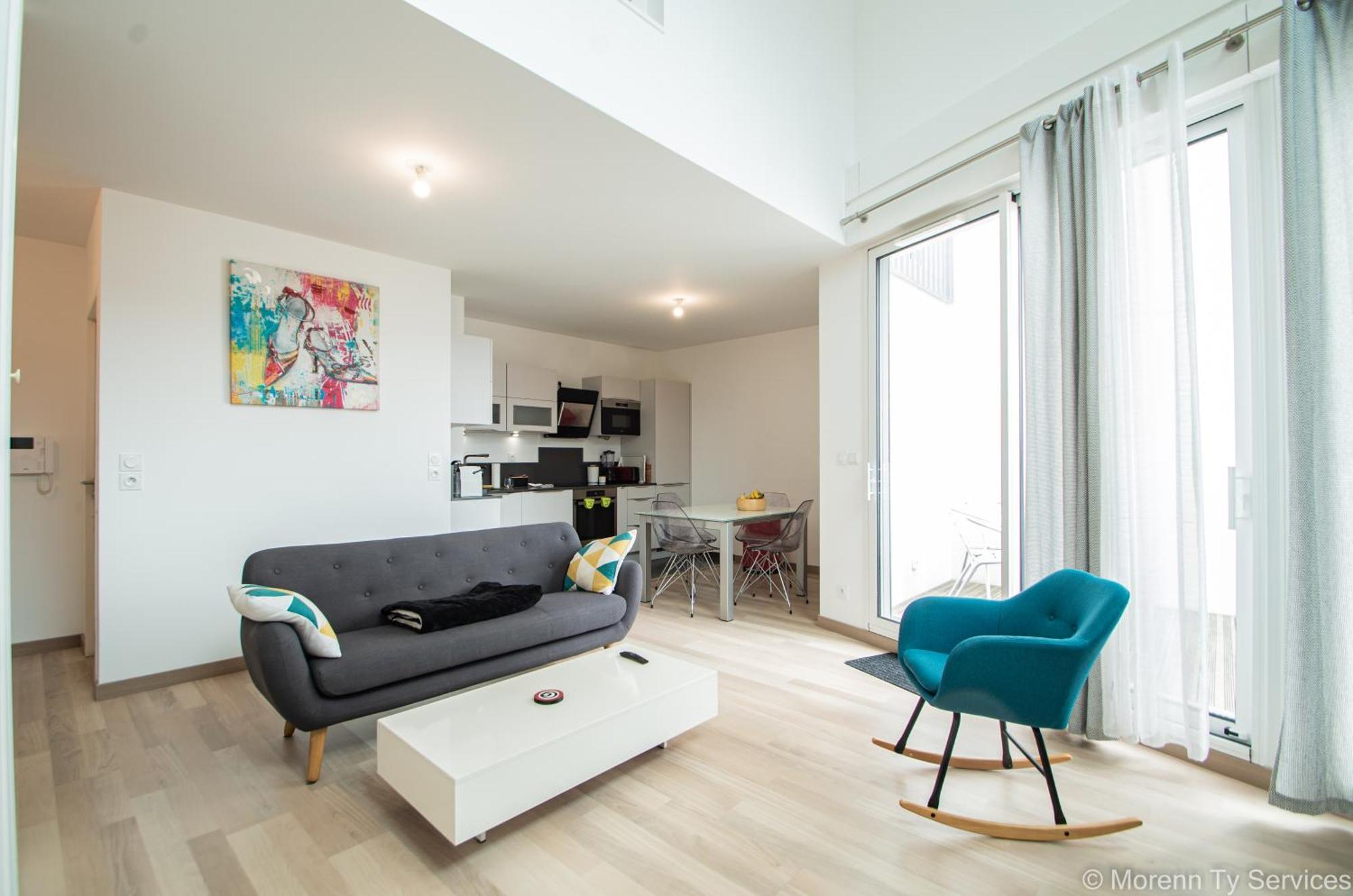 Triplex Terrasse Proche Metro - Ty Ar Mabilay Apartment Rennes Bagian luar foto