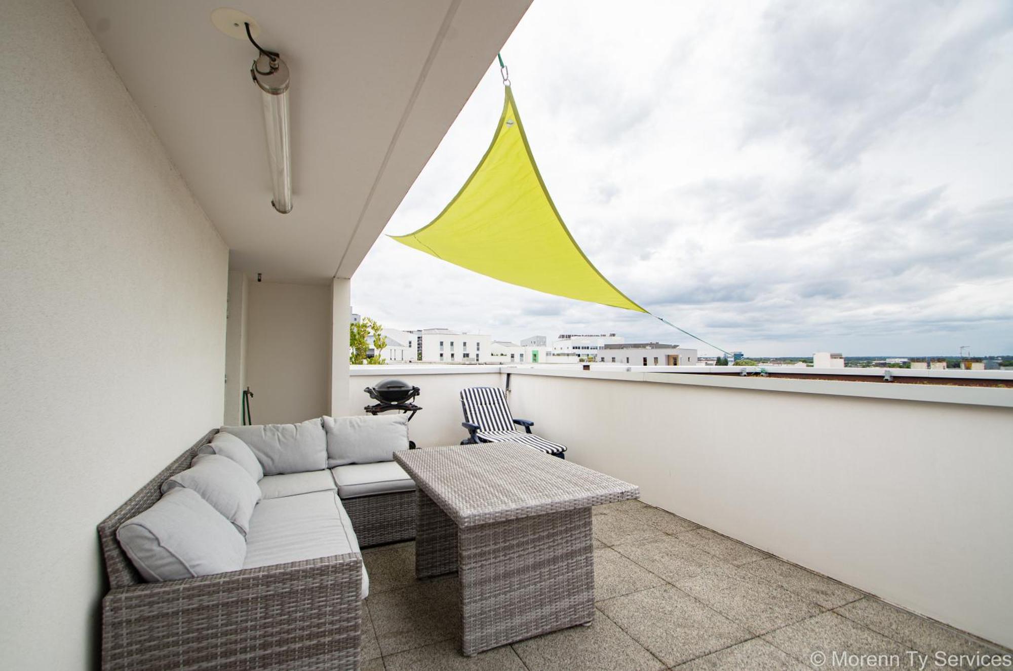 Triplex Terrasse Proche Metro - Ty Ar Mabilay Apartment Rennes Bagian luar foto