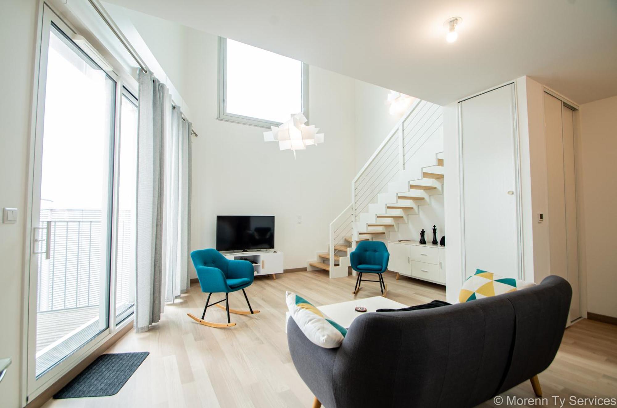 Triplex Terrasse Proche Metro - Ty Ar Mabilay Apartment Rennes Bagian luar foto