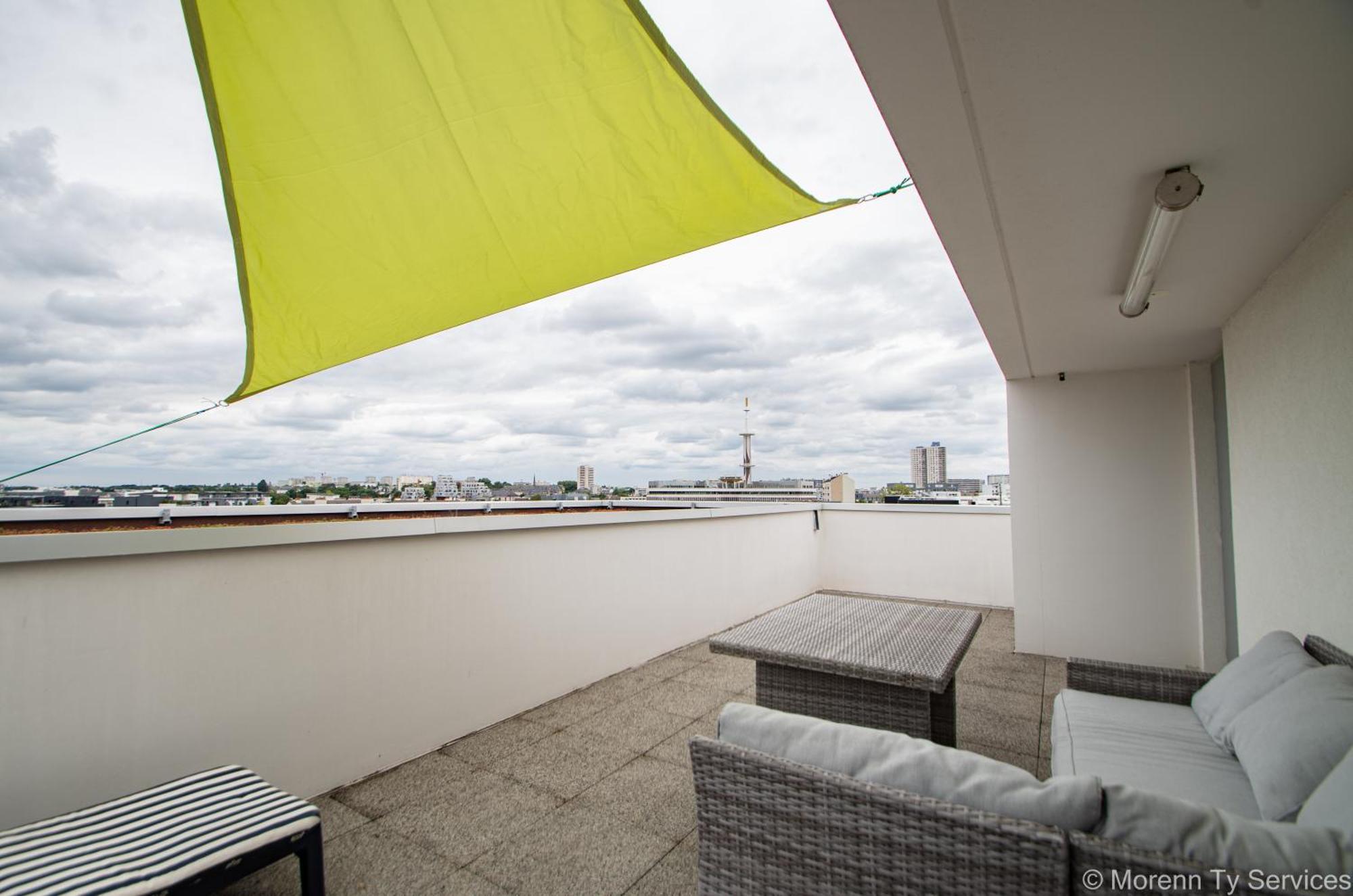 Triplex Terrasse Proche Metro - Ty Ar Mabilay Apartment Rennes Bagian luar foto