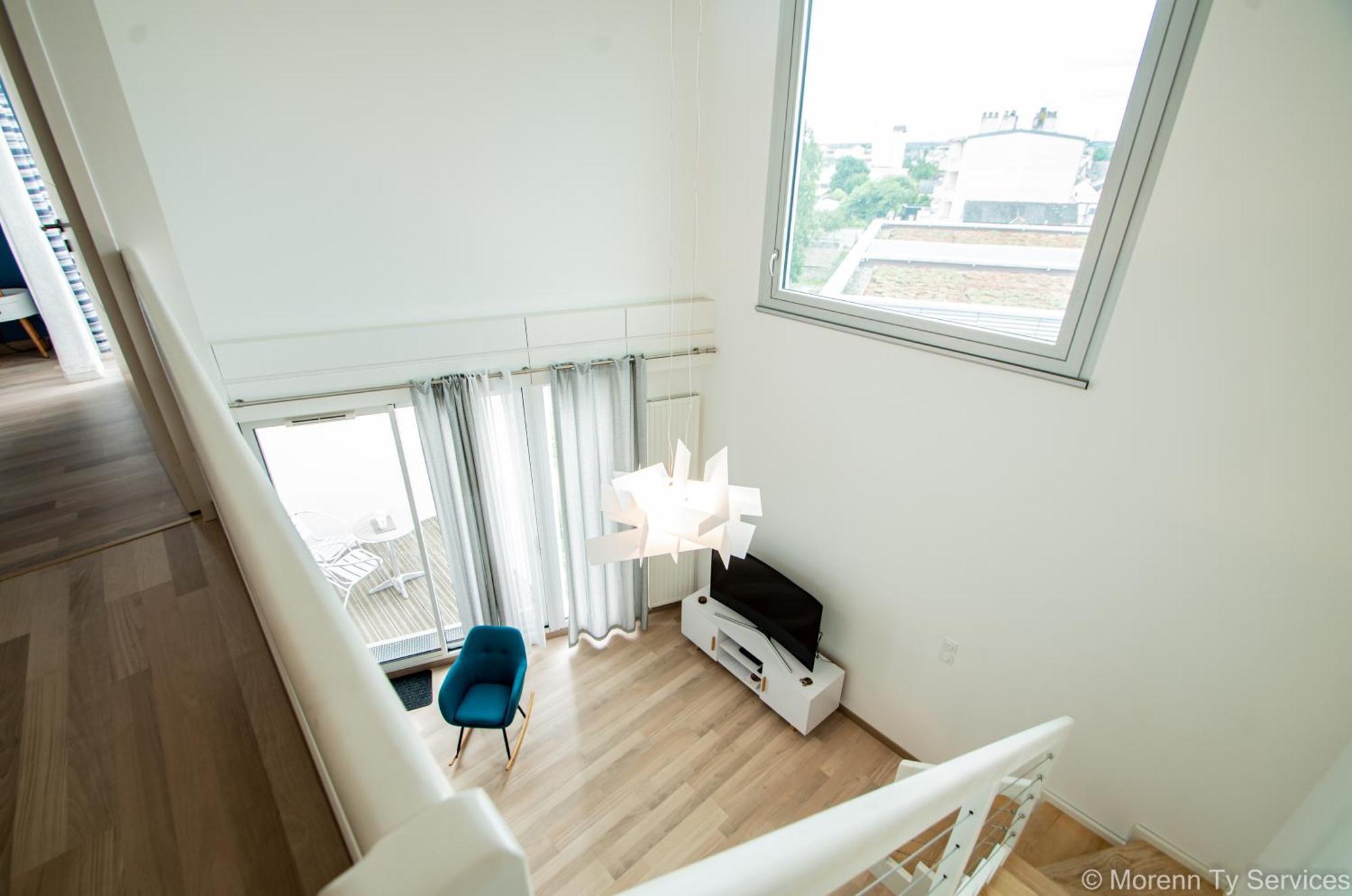 Triplex Terrasse Proche Metro - Ty Ar Mabilay Apartment Rennes Bagian luar foto