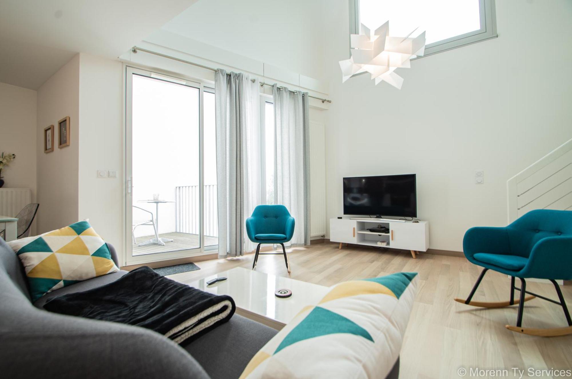 Triplex Terrasse Proche Metro - Ty Ar Mabilay Apartment Rennes Bagian luar foto